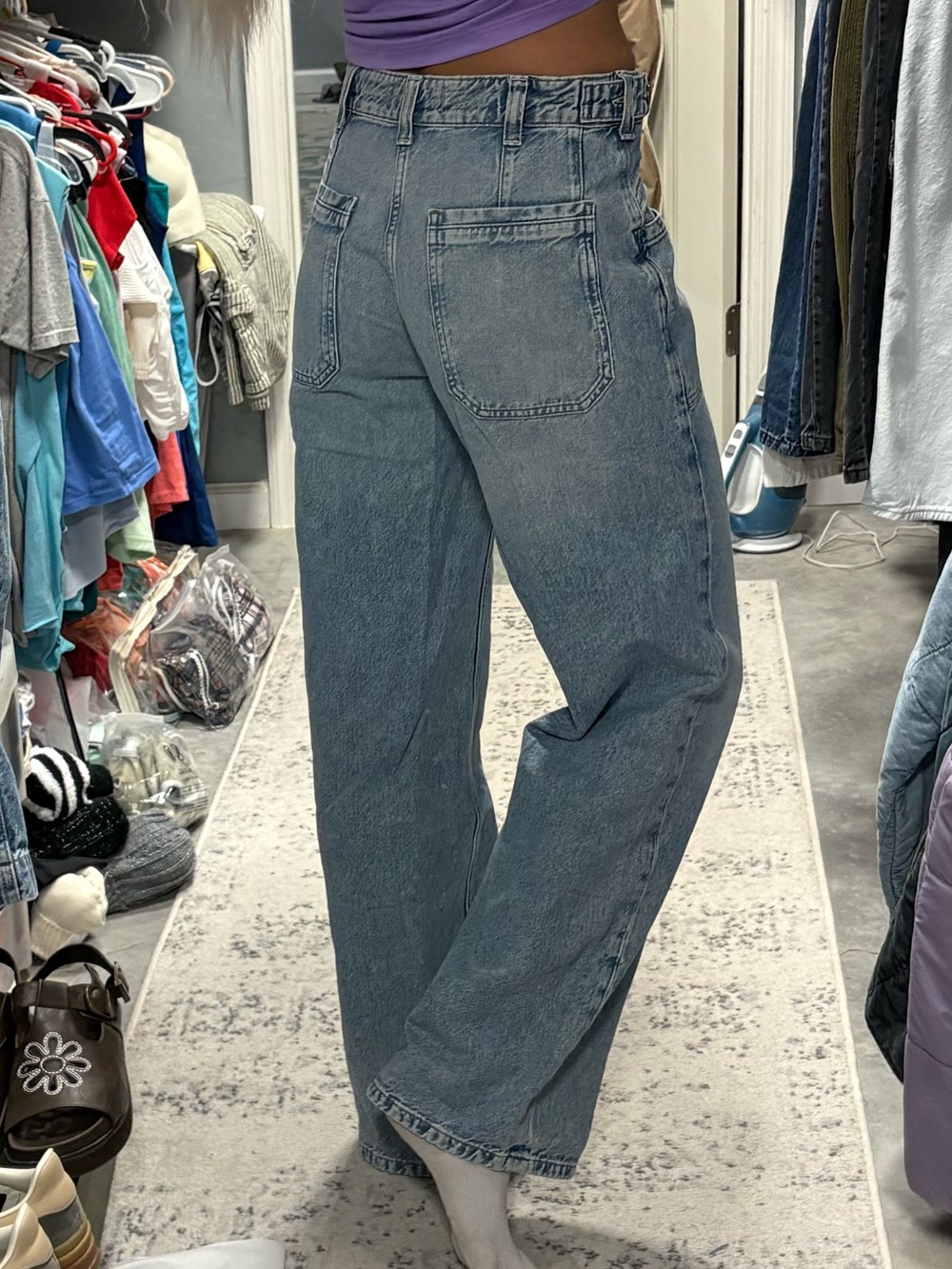 Free People We The Free Palmer Cuffed Jeans - Picture 6 of 10
